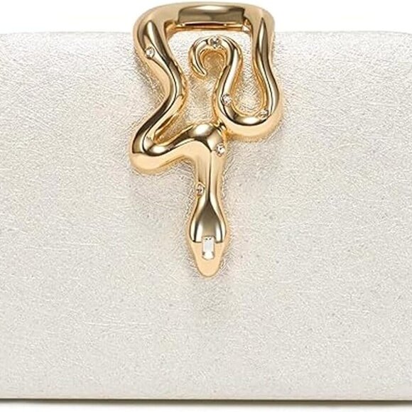 Elegant Glitter Clutch for Women – Sparkly Hard Shell Evening Purse - Picture 1 of 6